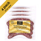 Meatcrafters Mediterranean Lamb Sausage, No Antibiotics, Preservative Free, 12Oz (4-Pack, 16 Total Links)