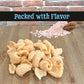 Ol Uncle Porkers Keto Friendly Pork Rinds, Artisan Fried in Coconut Oil, Himalayan Pink Salt, 8oz Bag