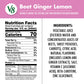 V8 100% Vegetable Juice, Beet Ginger Lemon, 46 fl oz Bottle, Model 200000028146