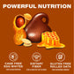 Over Easy Peanut Butter Dark Chocolate Soft and Chewy Oatmeal Breakfast Bars - Granola and Protein Bars - 12 Energy Snack Bars -