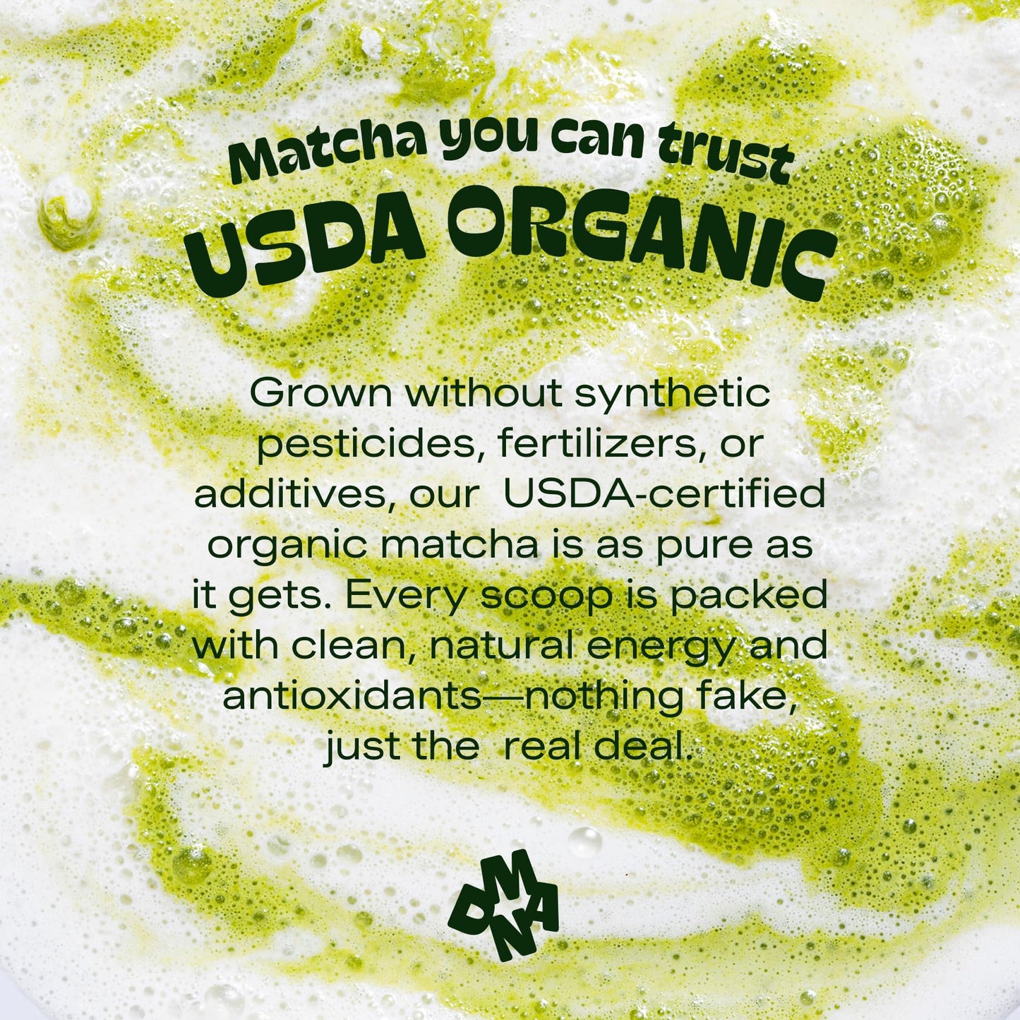Matcha Dna Certified Organic Matcha Green Tea Powder (16 Oz Bag)