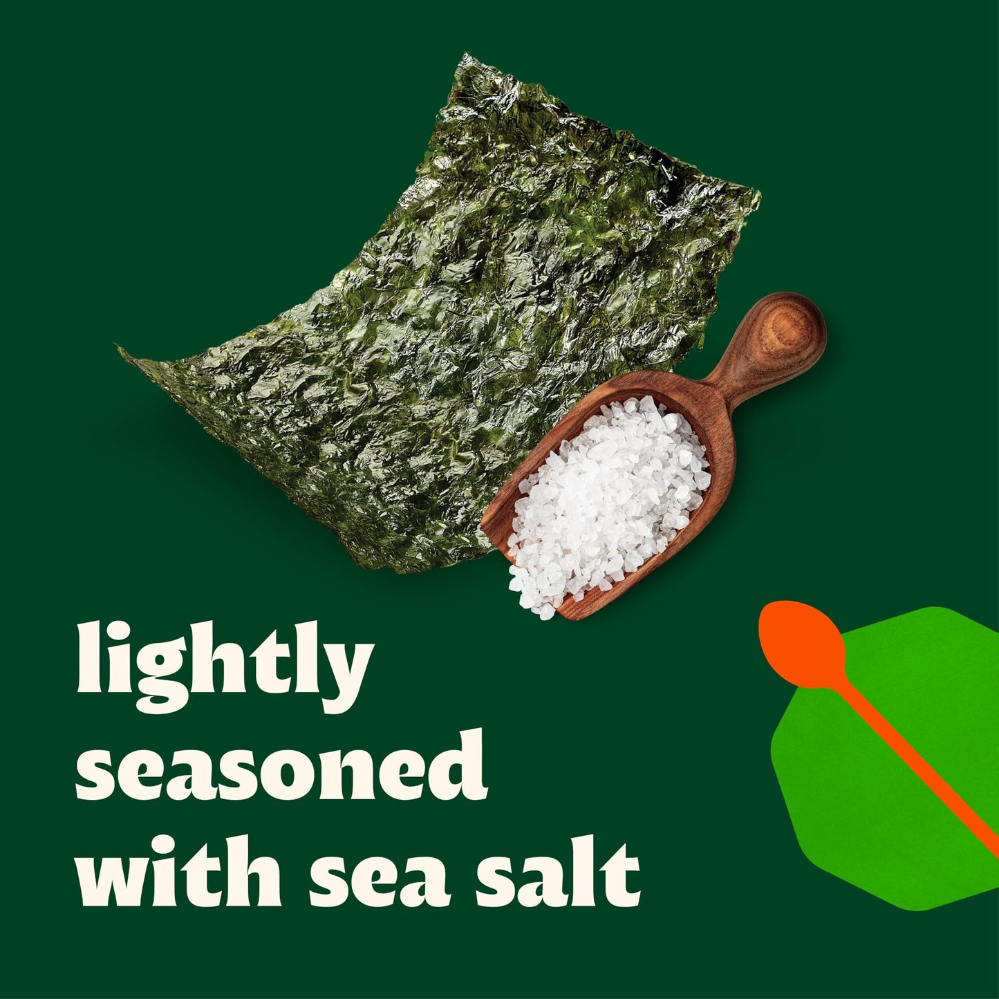 Bibigo Seaweed Snack, Sea Salt Flavor, Non GMO, Gluten Free, 0.35 Ounces (Pack of 12)