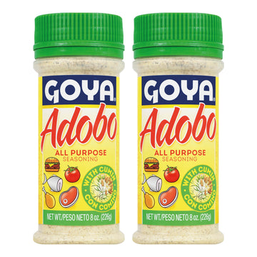 Goya Adobo All Purpose Seasoning, Fat Free Latin Spice Blend, 16.5oz (Pack of 2)