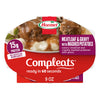 Hormel Compleats Meatloaf & Gravy With Mashed Potatoes Microwave Tray, 9 Oz. (6 Pack)