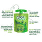 Gogo Squeez Applesauce, Apple Apple, 3.2 Ounce (4 Pouches), Gluten Free, Vegan Friendly, Unsweetened Applesauce, Recloseable, Bp