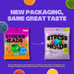 Tandy Stress Heads GABA Amino Acids Gummies I Perfectly Sour Fruit Faves Flavor Gummies Helps Support Stress Relief I Gluten-Free  Dietary dietary product Gummy I 6-Pack