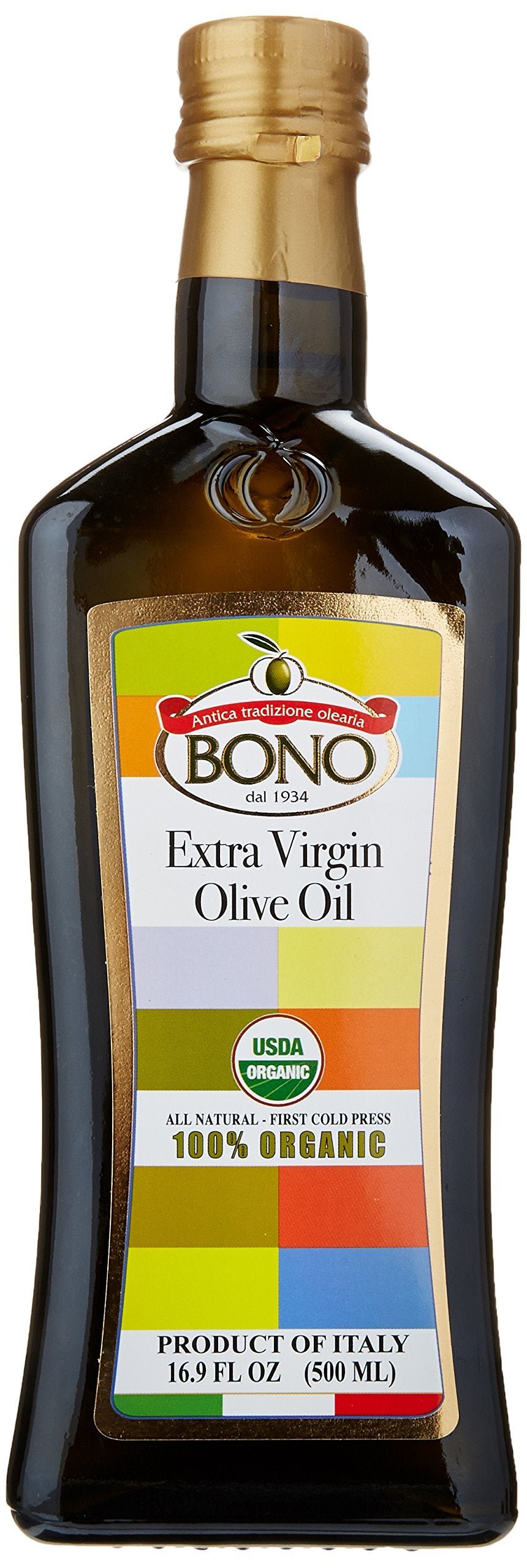 Bono 100% Italian Organic Extra Virgin Olive Oil 16.9 fl oz