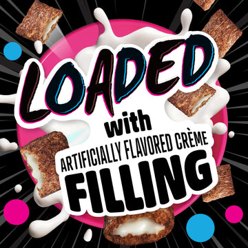 Cocoa Puffs Loaded Cereal, Chocolatey Cereal With Artificially Flavored Vanilla Crme Filling, Made With Whole Grain, Large Size,