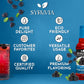 Syruvia Sugar Free Blackberry Syrup With Syrup Pump Dispenser - Blackberry Syrup Flavor, 25.4 Fl Oz - Perfect For Cocktails, Ice