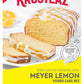 Krusteaz Meyer Lemon Pound Cake Mix with Lemon Glaze Mix, 16.5-Ounce Box (Pack of 12)