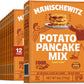 Manischewitz Potato Pancake Mix 6Oz (12 Pack) Gluten Free, No Msg, Traditional Style Potato Latke Mix