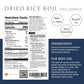 Premium Dried Rice Koji 7Oz (200G), Made In Japan, Shio Koji, Miso, Soy Sauce, Tamari, White Koji, Molted Rice, Oryzae