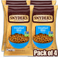 Snyder's of Hanover Mini Pretzels, Unsalted Pretzels, 12 Oz (Pack of 4)