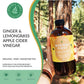 Adaptogen Powered Moringa Vinga Herbal Tonic with Apple Cider Vinegar – 32 oz