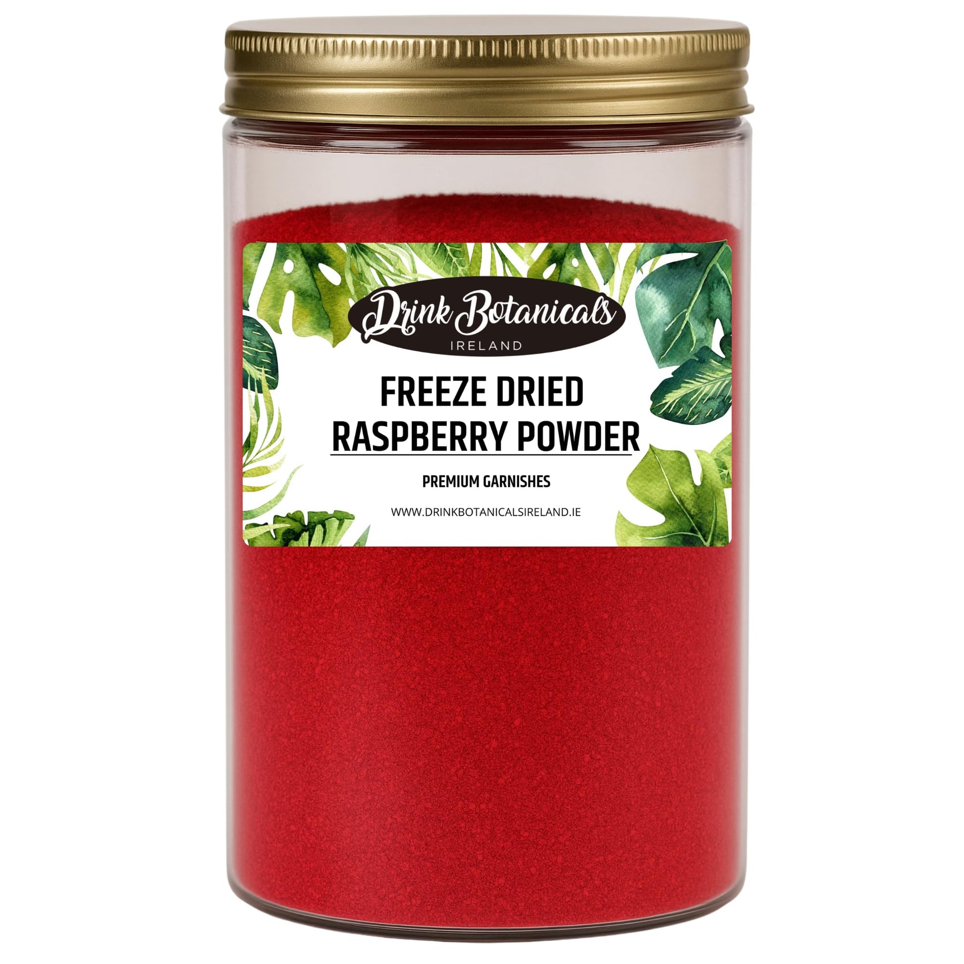 Freeze Dried Raspberry Powder | 100% Natural | 5.2911 Oz | Gmo Free | Raspberry Fruit Powder Dust For Baking, Cocktail Garnish, Cooking, Cakes, Icing, Smoothies | 150 Grams | Drink Botanicals Ireland