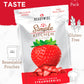 ReadyWise Freeze-Dried Strawberries, 24 Servings, 6 Pack, Vegetarian, Gluten Free, Healthy Snacks