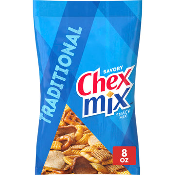 Chex Mix Traditional Savory Snack Mix, 8 Oz