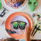 Cauldron Cookie Decorating Kit - Halloween Cookie Kit with 8 Pre-Baked Vanilla Cookies, White Icing, Glittery Sugar, Edible Acce