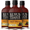 Rufus Teague Tres Chiles Pica Dulce BBQ Sauce with Sweet Heat  3 Pack  enhanced Barbecue Sauces with Natural Ingredients  Award-Winning Bold Flavor  Gluten-Free  Non-GMO  14 oz