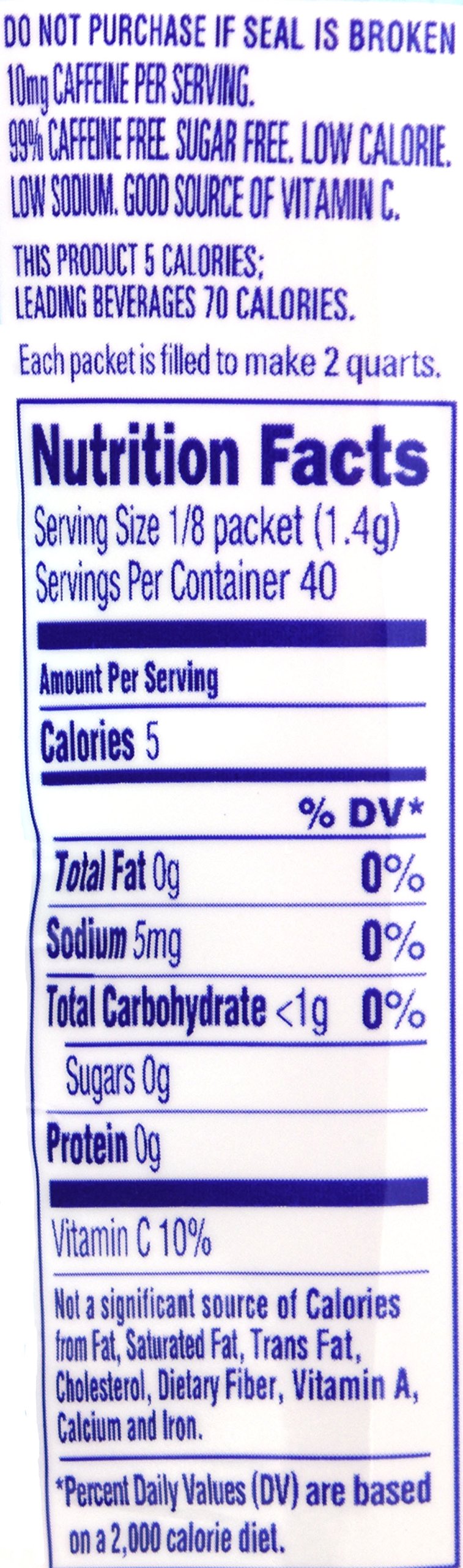 Crystal+Light+Raspberry+Green+Tea+Drink+Mix%2c+10-Quart+Canister+(Pack+of+2)