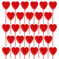 Red Heart Strawberry Lollipops - 51 Count (17.63 oz) - Individually Wrapped Valentines Day Candy - Made in Brazil