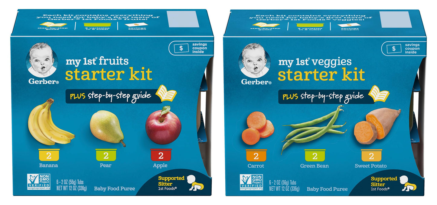 Gerber My First Fruits And Veggies Starter Kit Variety Pack (Variety Pack)