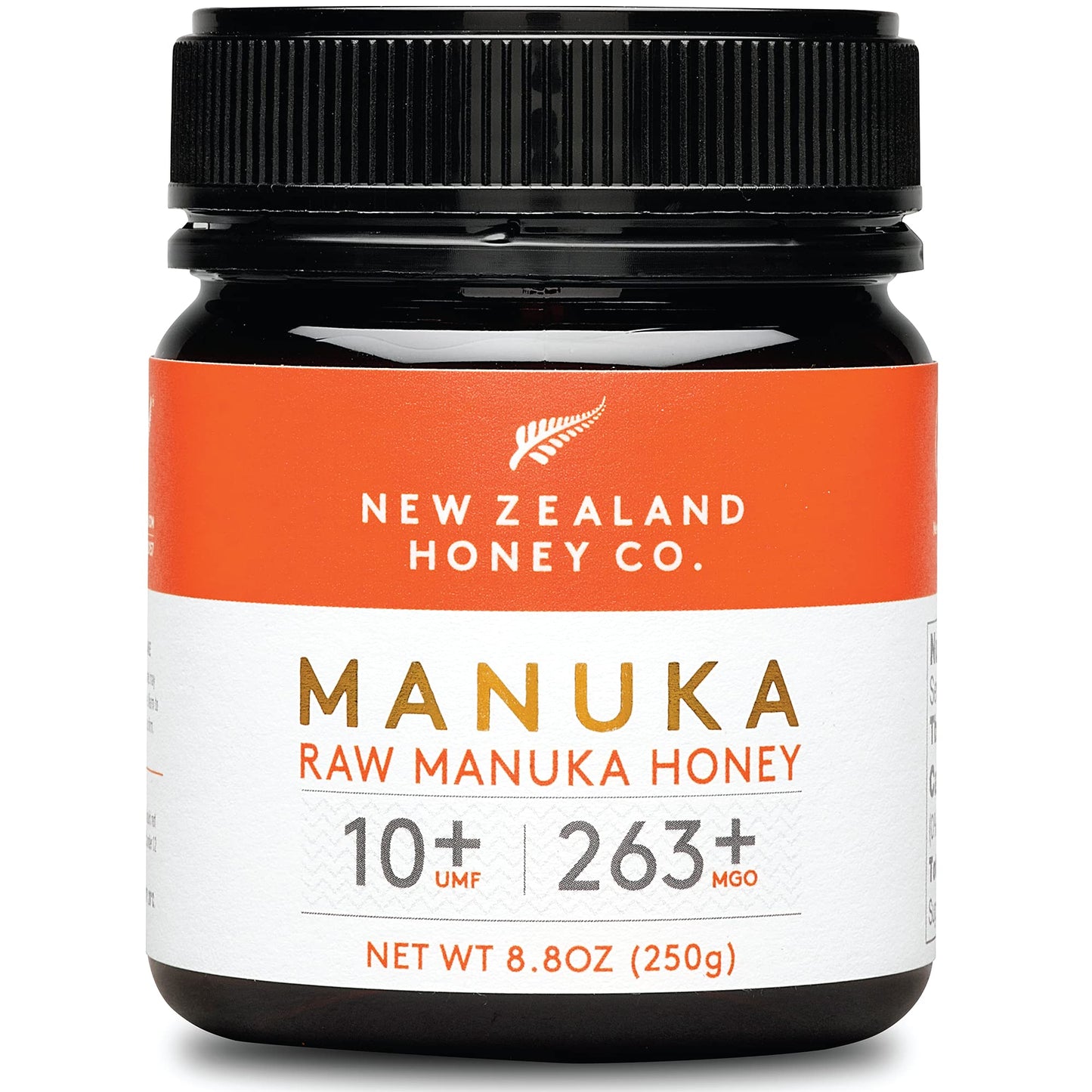 New Zealand Honey Co. Raw Manuka Honey UMF 10+ | MGO 263+, 8.8oz / 250g
