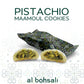 Al Bohsali Maamoul Pistachio Filled Shortbread Cookies 12 Individual Pouches