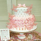 YCTHUNFISH 40 Pack 3D Cake Toppers - Mixed Styles Hollow Butterfly Picks - Paper - 4.4, 3.3, 2.7 - Rose