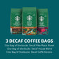 Starbucks Ground Coffee Variety Pack, Medium & Dark Roast, Decaf, 3 bags (12 oz each)