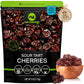 NUT CRAVINGS Dry Fruits - Sun Dried Sour Tart Cherries, Lightly Sweetened (6oz - 1 Pack) Packed Fresh in Resealable Bag - Sweet 
