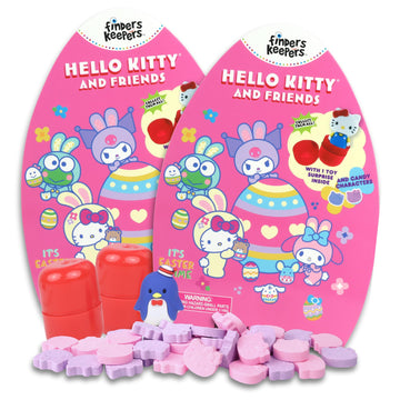 Sweetzo - Hello Kitty Finders Keepers Box, Assorted Hard Candies Inside, Party Gift, 1.76 Ounces (Pack of 2)