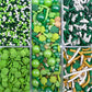 Kercky Green Sprinkles for Cake Decorating, St. Patricks Day Mix with Shamrock Jimmies for Ice Cream & Cupcakes