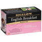 Bigelow Tea English Breakfast Black Tea, 20 Count, Pack of 6, Caffeinated, Model 072310001442