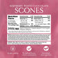 English Scone Mix, Raspberry White Chocolate by Sticky Fingers Bakeries - Easy to Make English Scones Fresh Baked, Makes 12 Scon