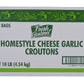 Fresh Gourmet Homestyle Croutons, Cheese & Garlic, 2.5 Pound (Pack of 4)