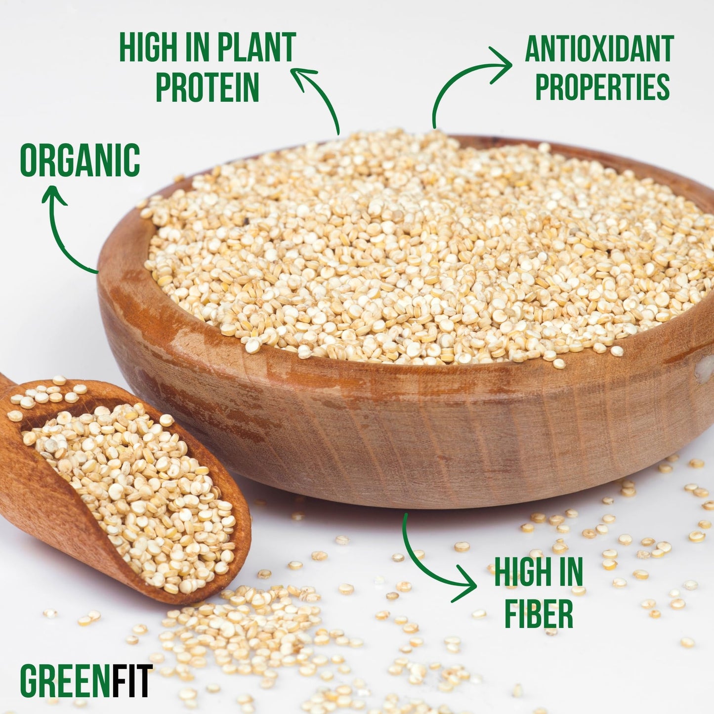 Oa Quinoa Now Greenfit  Royal Organic White Quinoa (10 Lb)