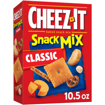 Cheez-It Snack Mix, Lunch Snacks, Cheese Snacks, Classic, 10.5Oz Box (1 Box)