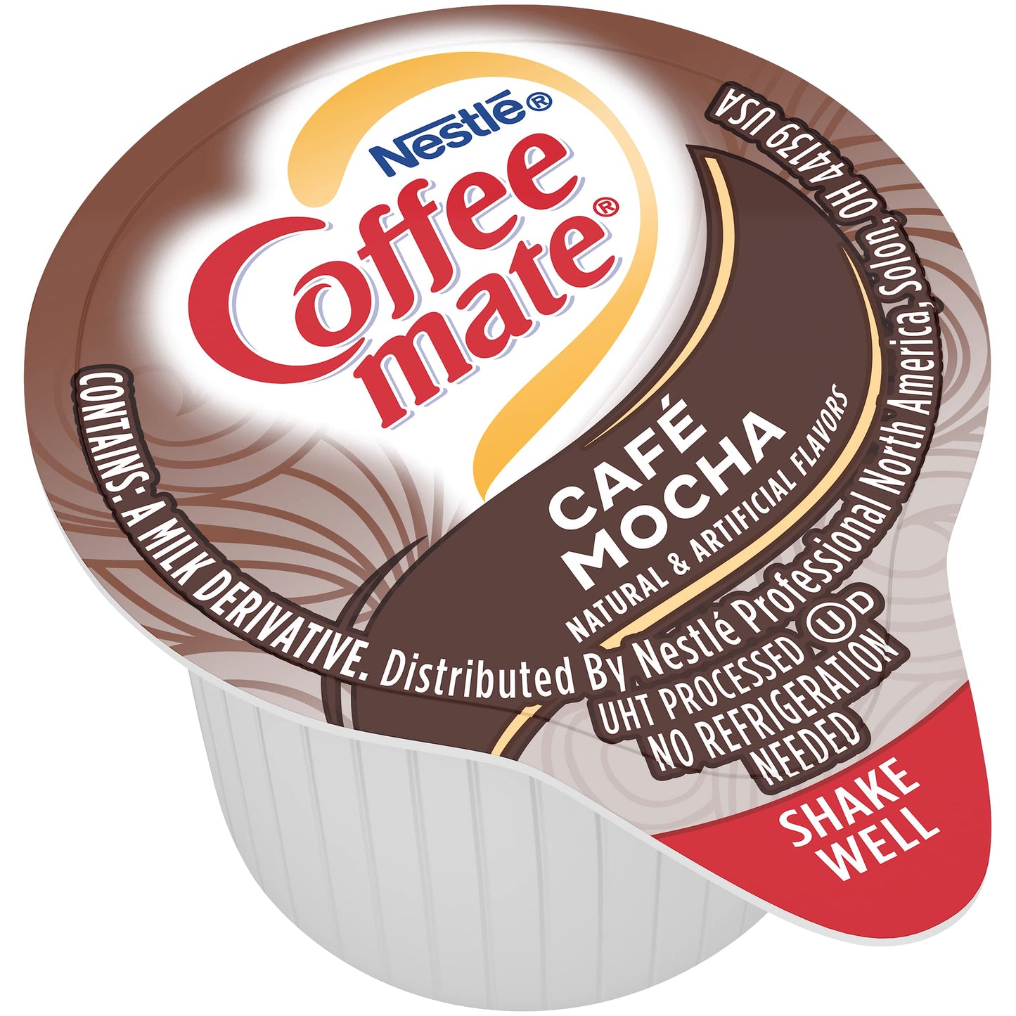Nestlé Coffee Mate Coffee Creamer, Café Mocha Liquid Creamer Singles, 50 Count Box