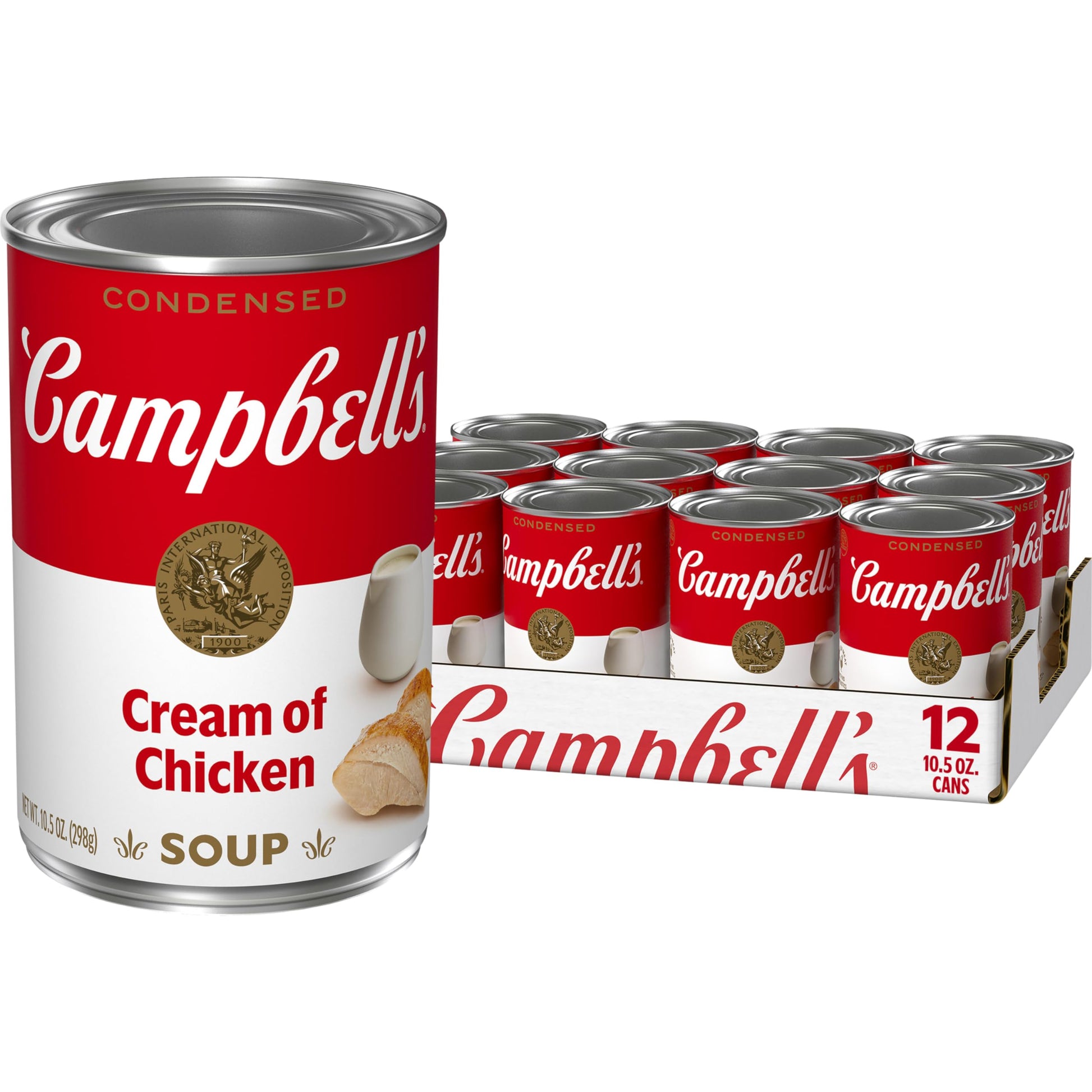 Campbell'S Condensed Cream Of Chicken Soup, 10.5 Ounce Can (Pack Of 12)