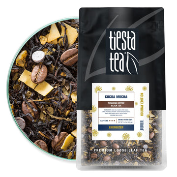 Tiesta Tea - Cocoa Mocha | Loose Leaf | Tiramisu Coffee Black Tea | Premium Blend | High Caffeinated Holiday | Make Hot or Iced 