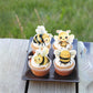 60 Pcs Edible Bumble Bee Cupcake Toppers Edible Honey Bee Cupcake Picks Waper Paper Oh Babee Cupcake Decorations For Bee Theme B