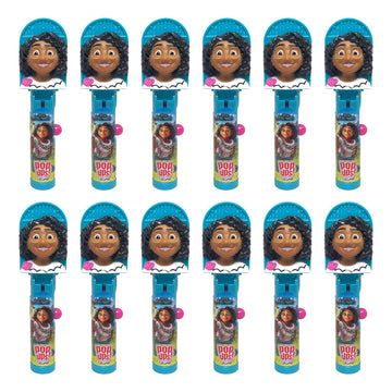 Pop Ups! Encanto Mirabel Lollipop Holder - 12 Lollipops with Cases - Individually Wrapped Candy Party Favors - Disney Candy - Bu