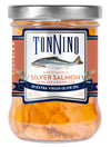 Tonnino Salmon Silver Fish - Extra Virgin Olive Oil - Pack of 6 - Skinless & Boness - Alternative to Tuna - Protein Snacks - Rea