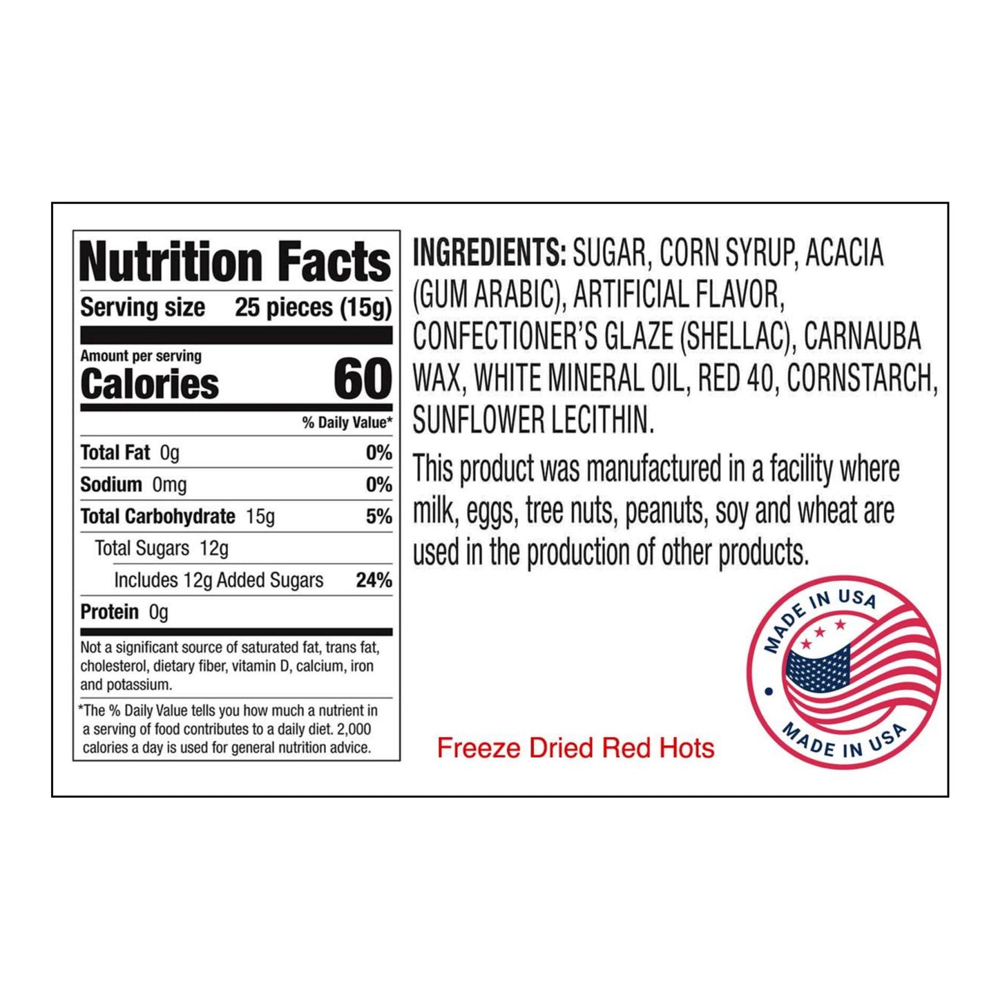 Freeze Dried CANDY CLUB Grehge CLUB Red Hots - Crunchy, Sweet, Spicy & Delicious! Always Crispy, Never Crushed  TikTok Tik Tok C