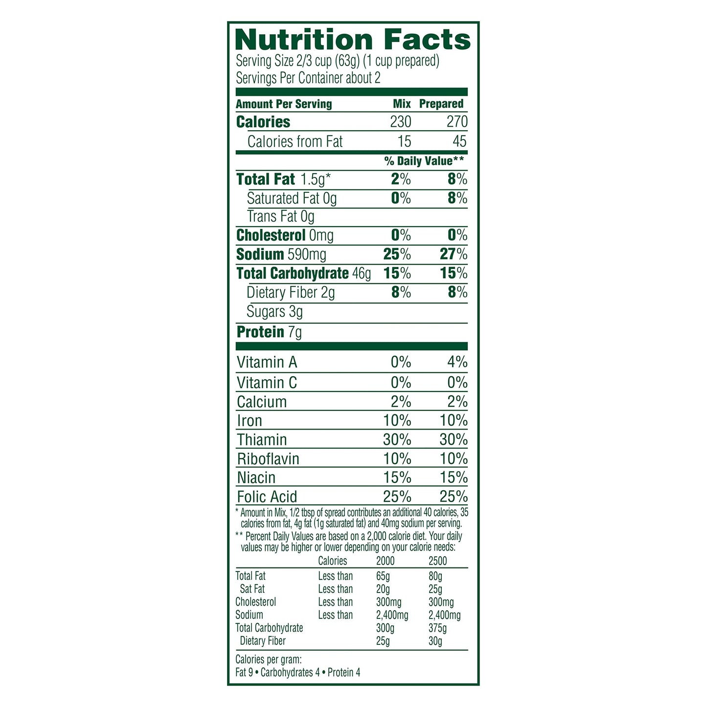 Knorr Pasta Sides: Butter & Herb Fettuccini (Pack Of 2) 4.4 Oz Bags