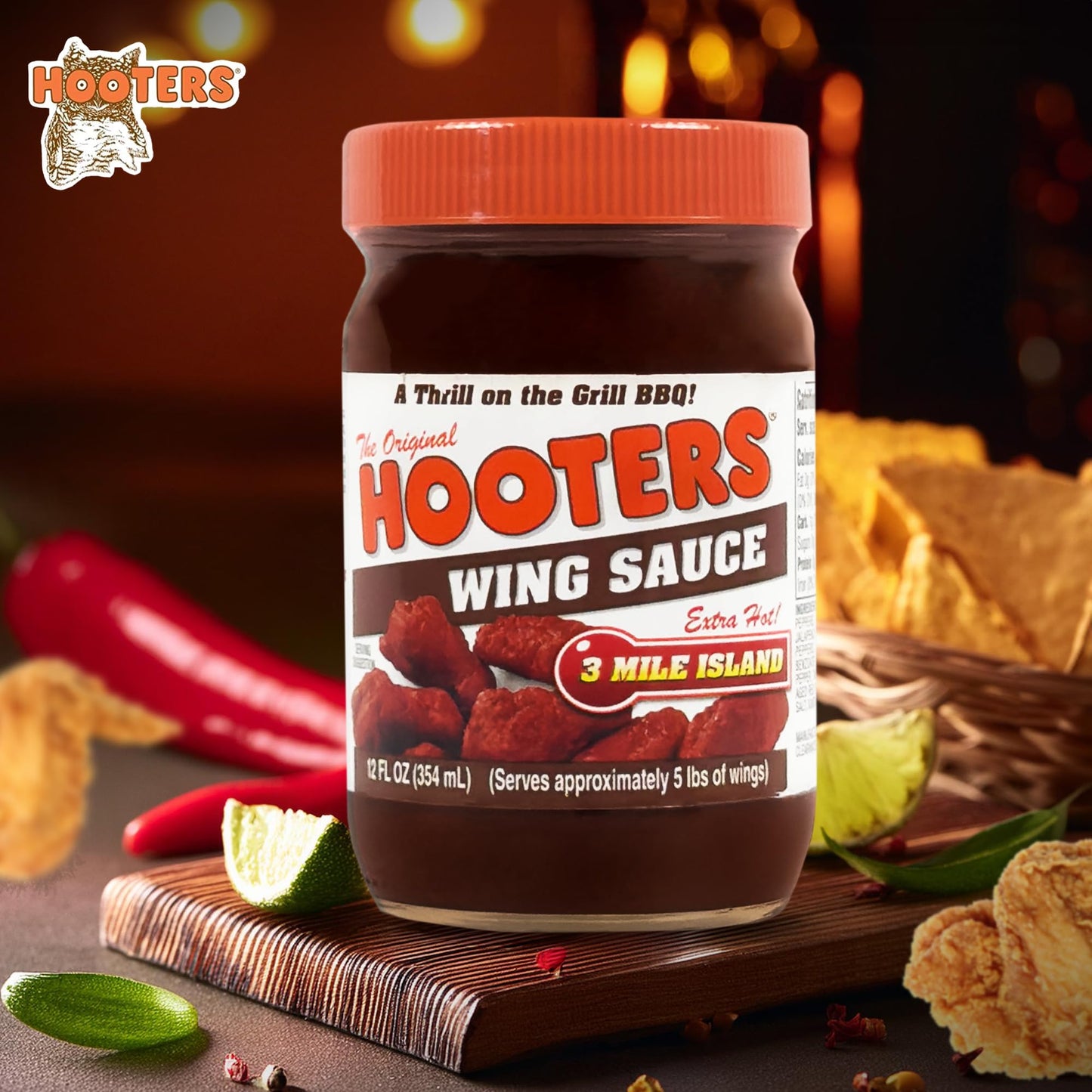 Hooters Sauce Wing 3 Mile, 12 oz