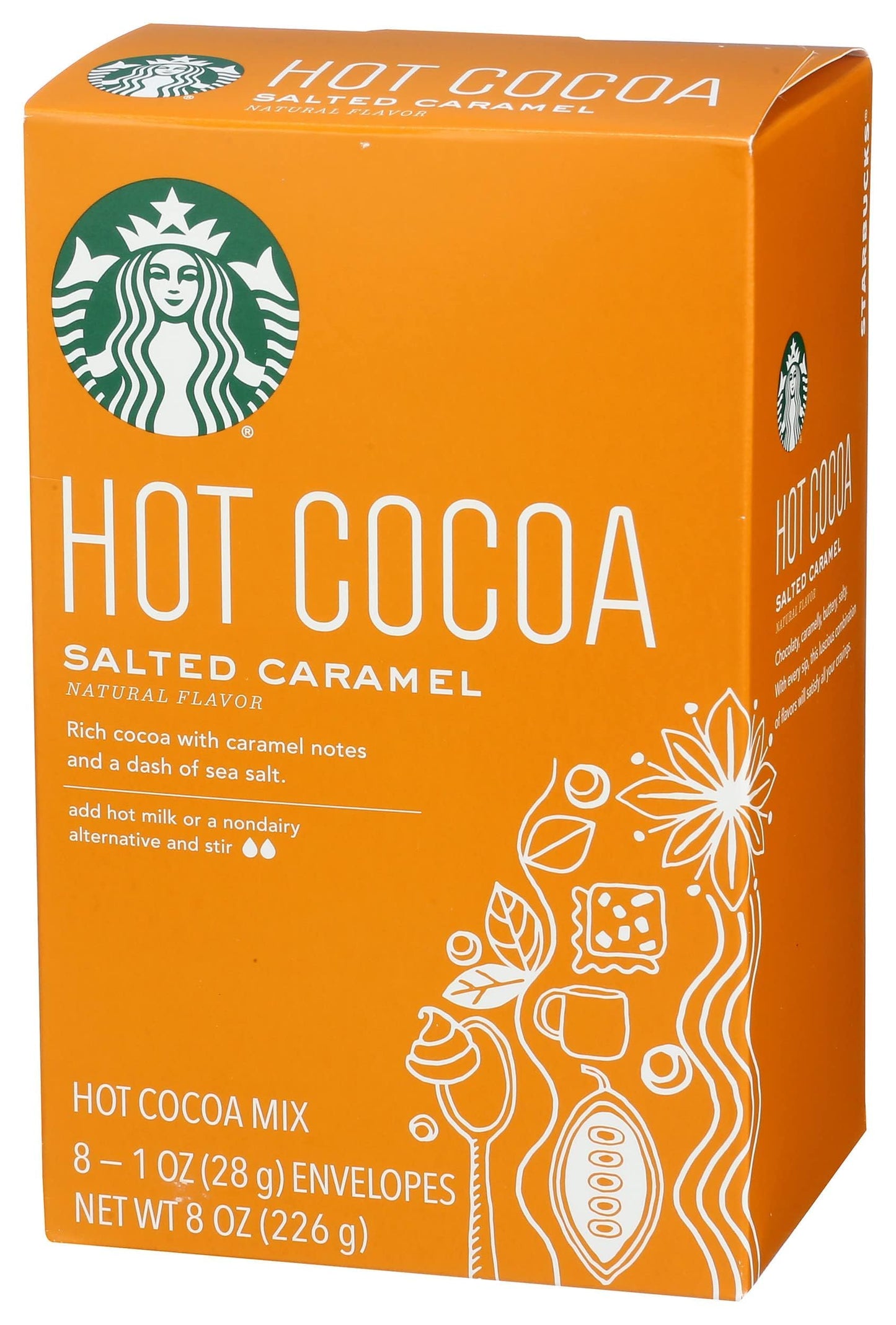 Starbucks Classic Hot Cocoa (Salted Caramel, 8 Count (Pack Of 1))