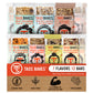 Taos Bakes Breakfast Bars Variety Pack, High Protein & Fiber, Gluten Free, Non-GMO, 12 Pack, 1.8oz Each