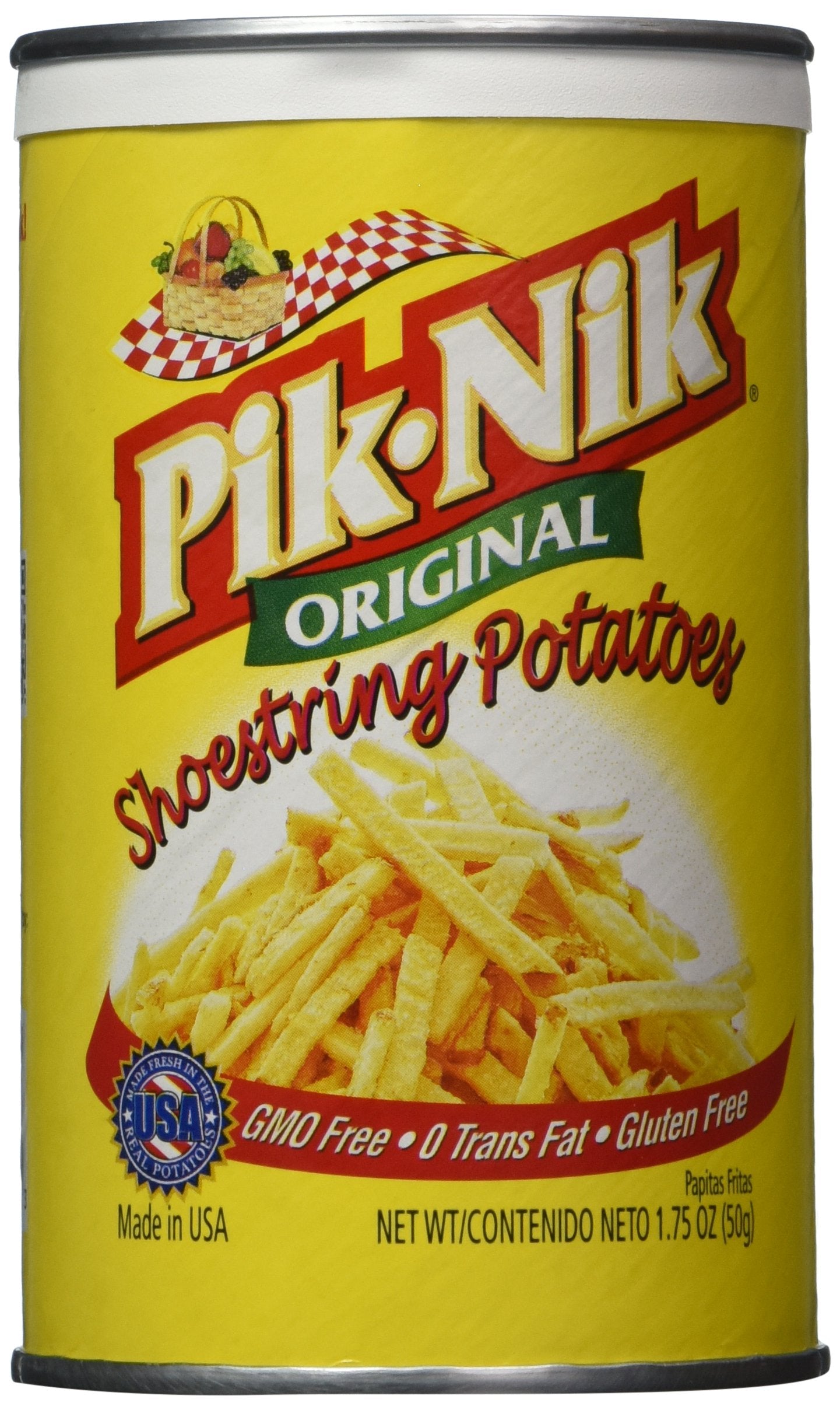 Pik-Nik Original Shoestring Potatoes, 1.75 Oz (Pack Of 4)